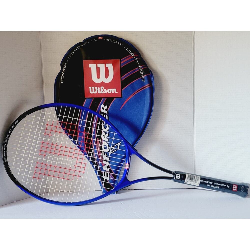 Wilson Enforcer 110 Tennis Racquet New w Cover 4 1/4 Grip